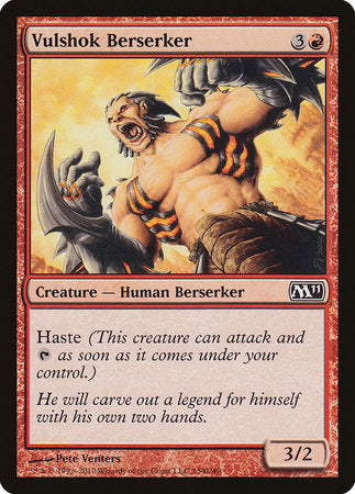Vulshok Berserker [Magic 2011] | Jomio and Rueliete's Cards and Comics