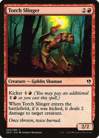 Torch Slinger [Duel Decks: Zendikar vs. Eldrazi] | Jomio and Rueliete's Cards and Comics