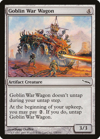 Goblin War Wagon [Mirrodin] | Jomio and Rueliete's Cards and Comics