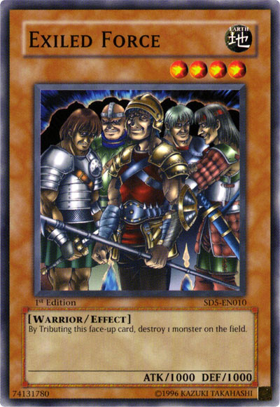 Exiled Force [SD5-EN010] Common | Jomio and Rueliete's Cards and Comics