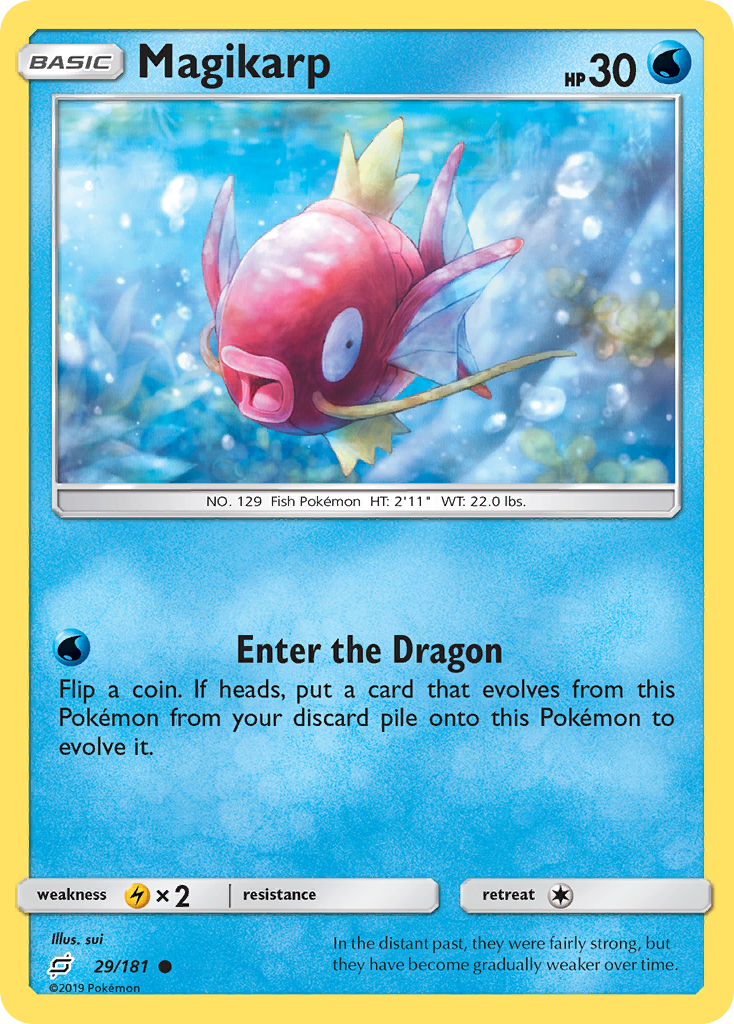 Magikarp (29/181) [Sun & Moon: Team Up] | Jomio and Rueliete's Cards and Comics