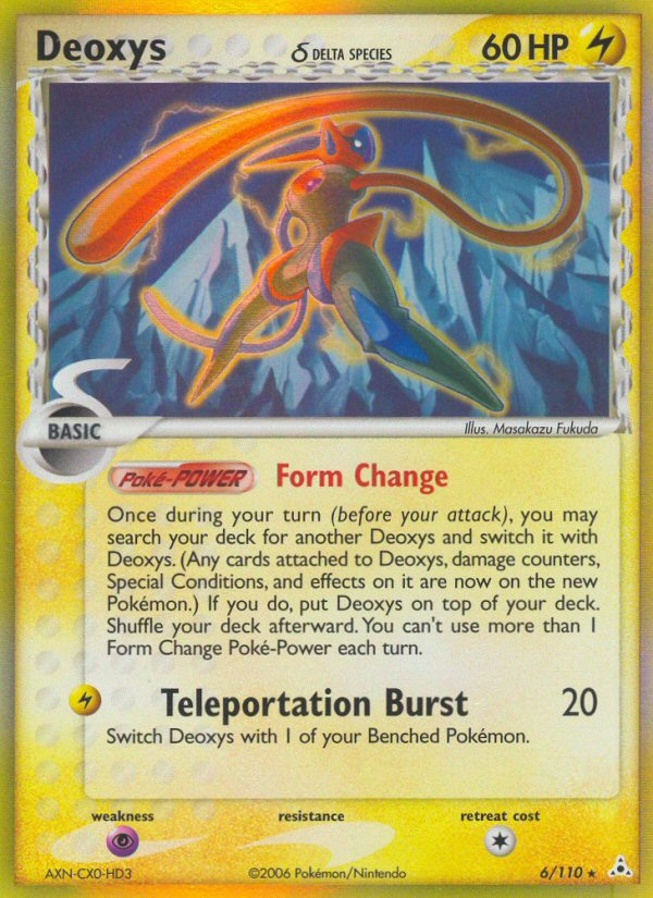 Deoxys (6/110) (Delta Species) [EX: Holon Phantoms] | Jomio and Rueliete's Cards and Comics