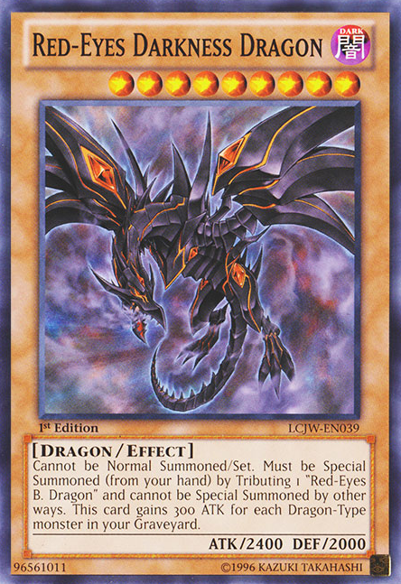 Red-Eyes Darkness Dragon [LCJW-EN039] Common | Jomio and Rueliete's Cards and Comics