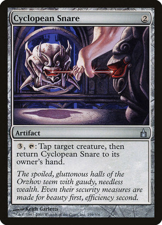 Cyclopean Snare [Ravnica: City of Guilds] | Jomio and Rueliete's Cards and Comics