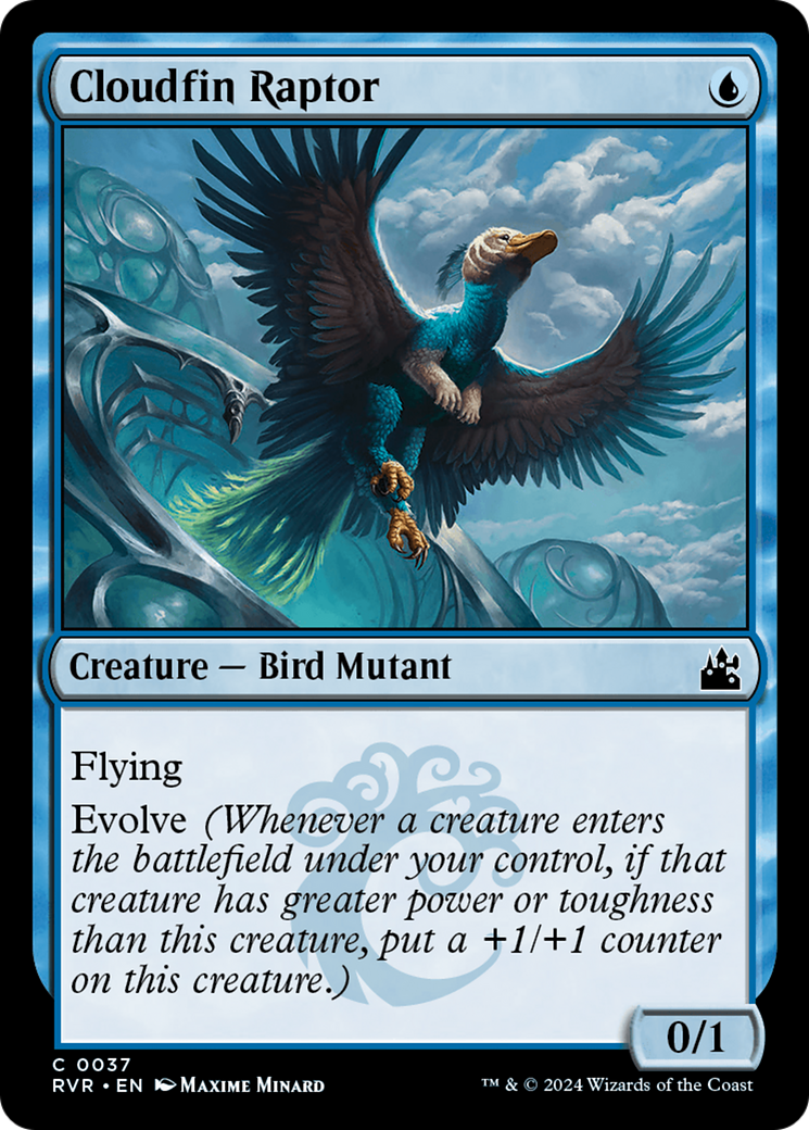 Cloudfin Raptor [Ravnica Remastered] | Jomio and Rueliete's Cards and Comics