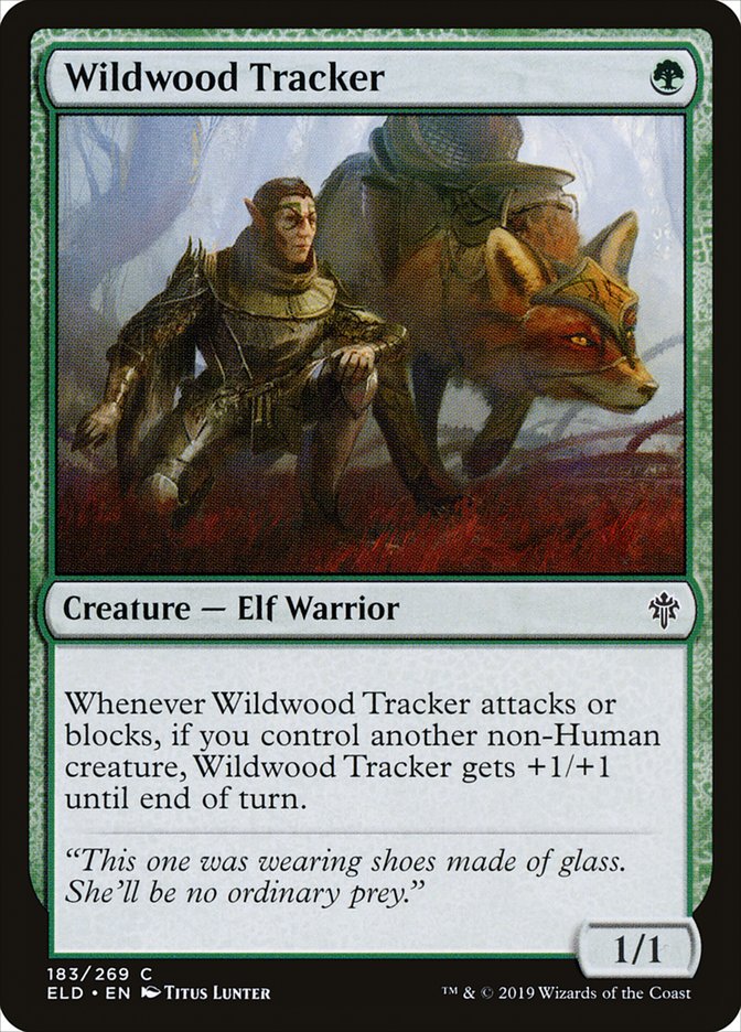 Wildwood Tracker [Throne of Eldraine] | Jomio and Rueliete's Cards and Comics