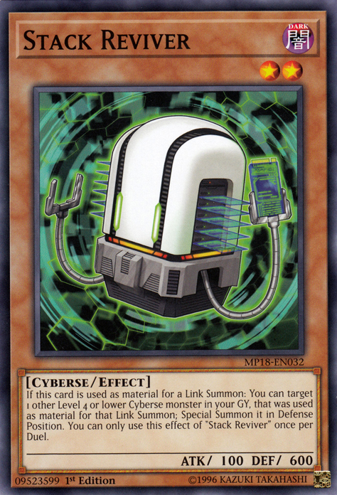 Stack Reviver [MP18-EN032] Common | Jomio and Rueliete's Cards and Comics