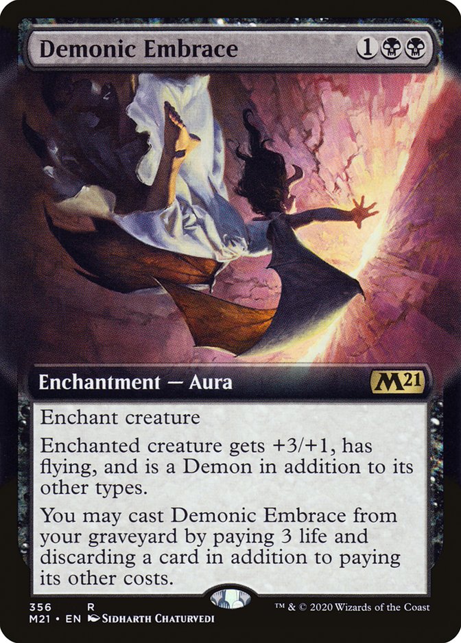 Demonic Embrace (Extended Art) [Core Set 2021] | Jomio and Rueliete's Cards and Comics