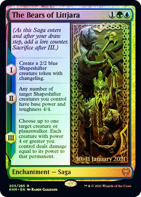 The Bears of Littjara [Kaldheim Prerelease Promos] | Jomio and Rueliete's Cards and Comics