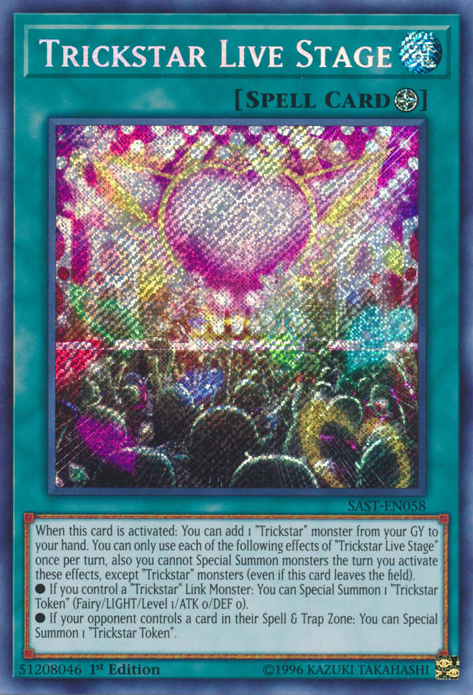Trickstar Live Stage [SAST-EN058] Secret Rare – Jomio and Rueliete's Cards  and Comics