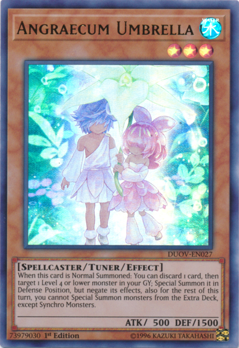 Angraecum Umbrella [DUOV-EN027] Ultra Rare | Jomio and Rueliete's Cards and Comics