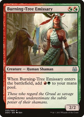 Burning-Tree Emissary [Duel Decks: Mind vs. Might] | Jomio and Rueliete's Cards and Comics
