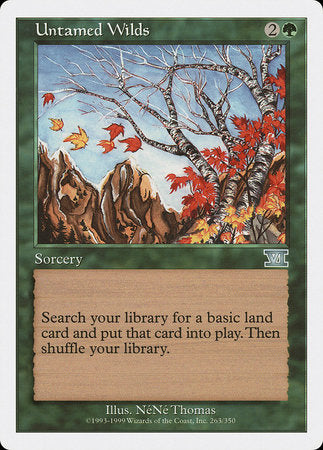 Untamed Wilds [Classic Sixth Edition] | Jomio and Rueliete's Cards and Comics