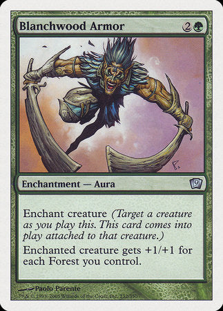 Blanchwood Armor [Ninth Edition] | Jomio and Rueliete's Cards and Comics