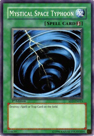 Mystical Space Typhoon [SD3-EN015] Common | Jomio and Rueliete's Cards and Comics