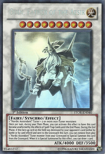 Odin, Father of the Aesir [STOR-EN040] Ghost Rare | Jomio and Rueliete's Cards and Comics