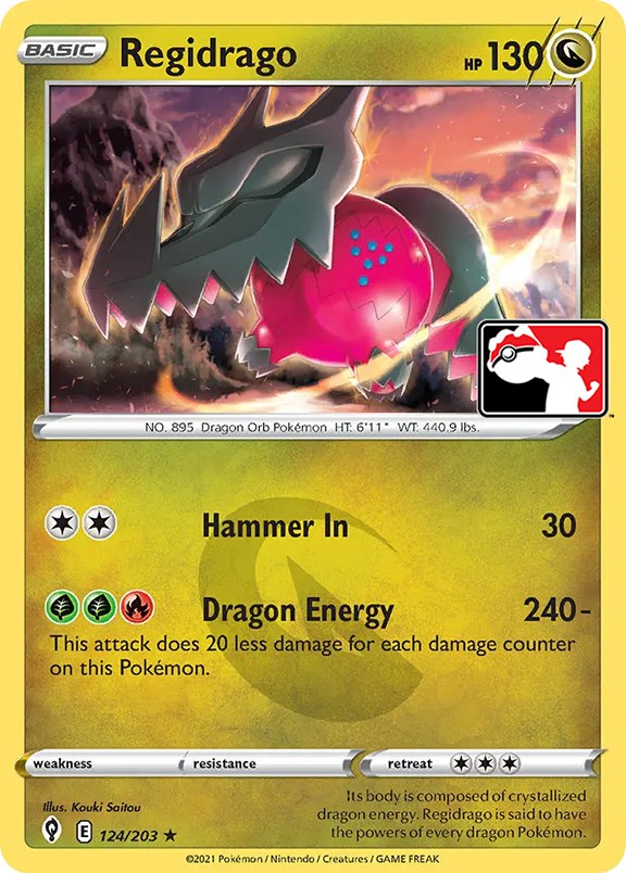 Regidrago (124/203) [Prize Pack Series One] | Jomio and Rueliete's Cards and Comics