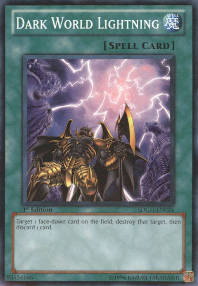 Dark World Lightning [SDGU-EN024] Common | Jomio and Rueliete's Cards and Comics