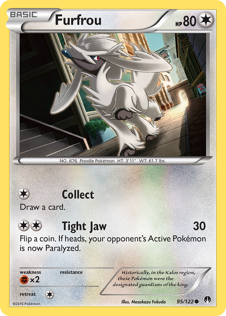 Furfrou (95/122) [XY: BREAKpoint] | Jomio and Rueliete's Cards and Comics