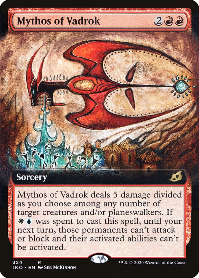 Mythos of Vadrok (Extended Art) [Ikoria: Lair of Behemoths] | Jomio and Rueliete's Cards and Comics