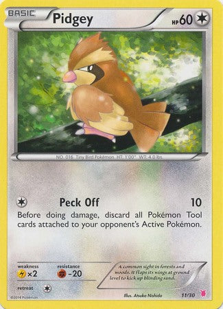 Pidgey (11/30) [XY: Trainer Kit 1 - Wigglytuff] | Jomio and Rueliete's Cards and Comics