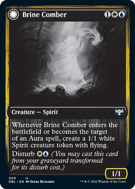 Brine Comber // Brinebound Gift [Innistrad: Double Feature] | Jomio and Rueliete's Cards and Comics