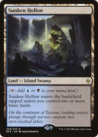 Sunken Hollow [Battle for Zendikar Promos] | Jomio and Rueliete's Cards and Comics