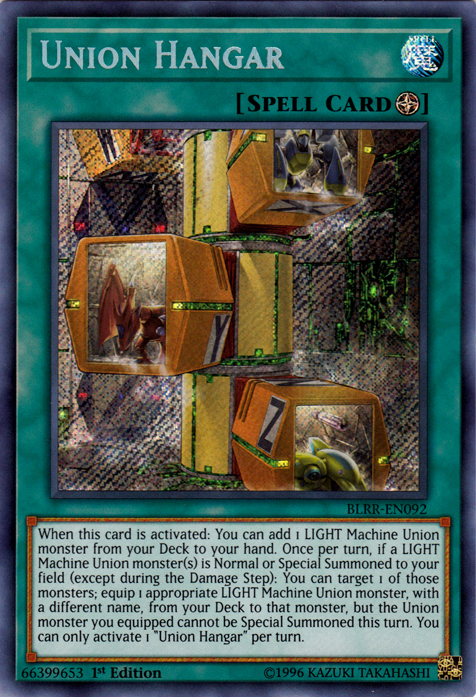 Union Hangar [BLRR-EN092] Secret Rare | Jomio and Rueliete's Cards and Comics