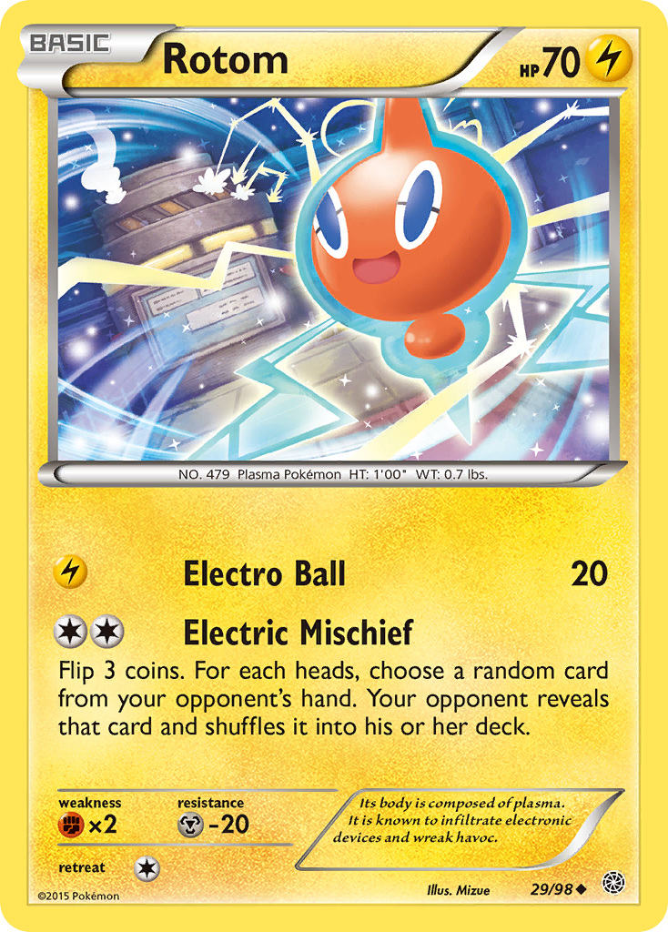 Rotom (29/98) [XY: Ancient Origins] | Jomio and Rueliete's Cards and Comics