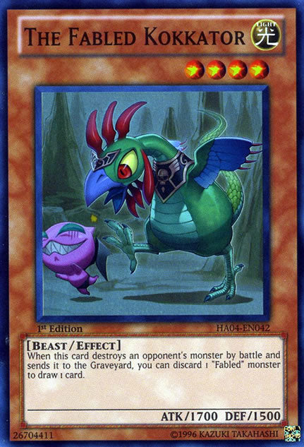 The Fabled Kokkator [HA04-EN042] Super Rare | Jomio and Rueliete's Cards and Comics
