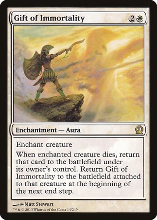 Gift of Immortality [Theros] | Jomio and Rueliete's Cards and Comics