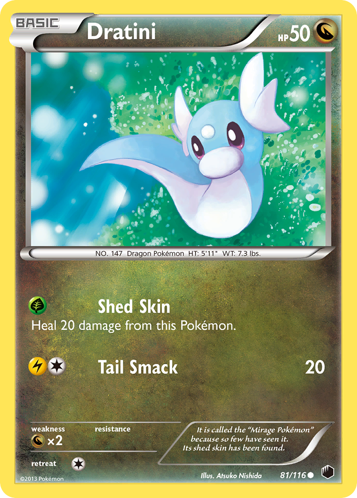 Dratini (81/116) [Black & White: Plasma Freeze] | Jomio and Rueliete's Cards and Comics