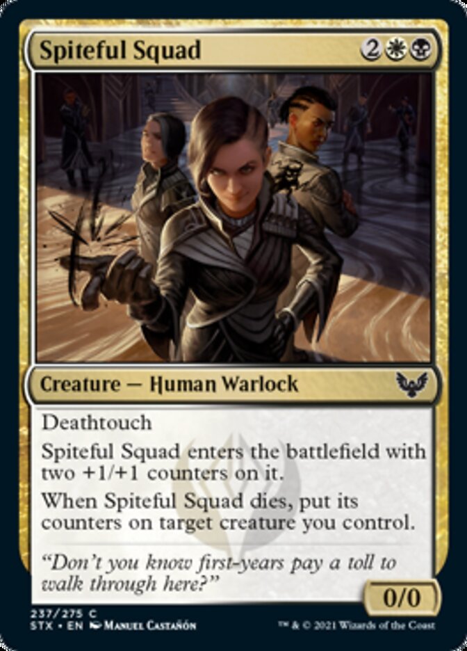 Spiteful Squad [Strixhaven: School of Mages] | Jomio and Rueliete's Cards and Comics