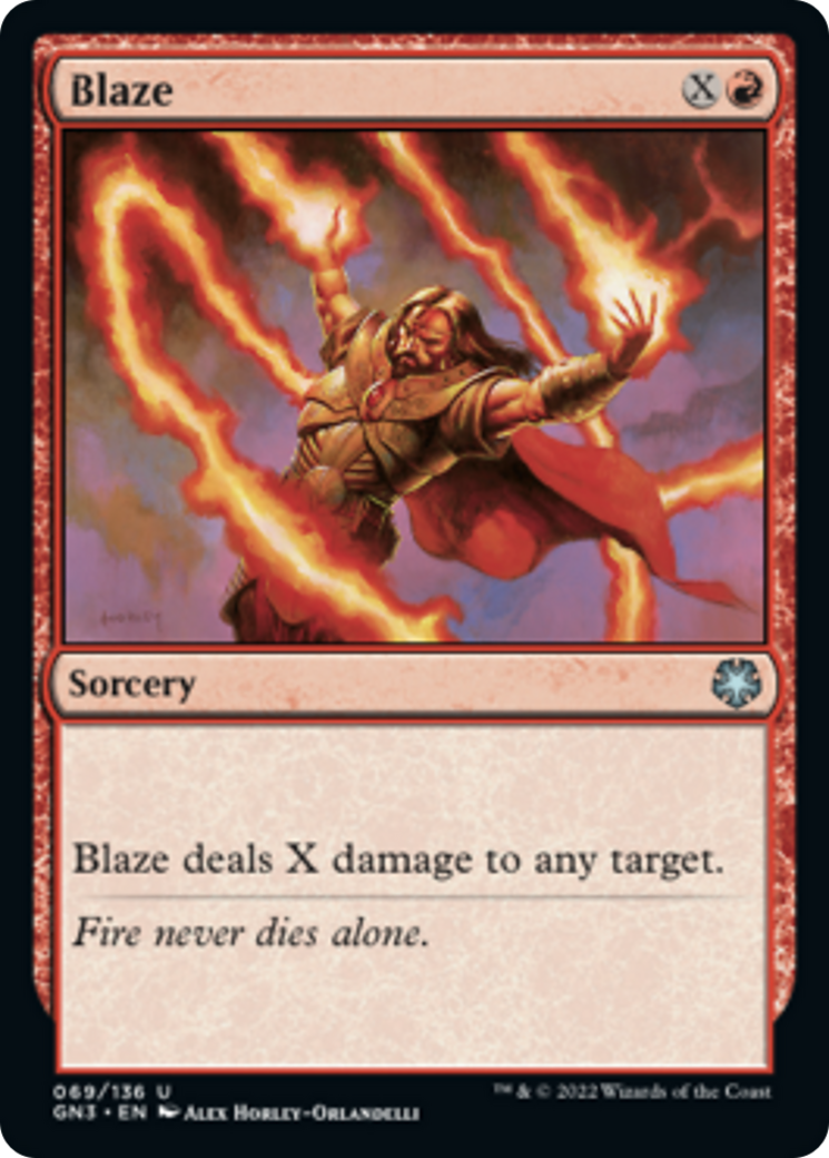 Blaze [Game Night: Free-for-All] | Jomio and Rueliete's Cards and Comics