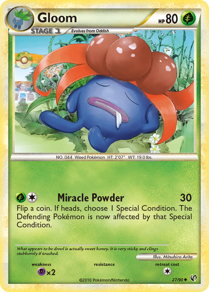 Gloom (27/90) [HeartGold & SoulSilver: Undaunted] | Jomio and Rueliete's Cards and Comics