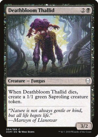 Deathbloom Thallid [Dominaria] | Jomio and Rueliete's Cards and Comics