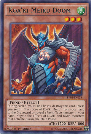 Koa'ki Meiru Doom [BP03-EN058] Rare | Jomio and Rueliete's Cards and Comics