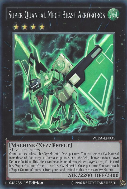 Super Quantal Mech Beast Aeroboros [WIRA-EN035] Super Rare | Jomio and Rueliete's Cards and Comics