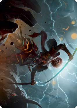 Raiyuu, Storm's Edge Art Card [Kamigawa: Neon Dynasty Art Series] | Jomio and Rueliete's Cards and Comics