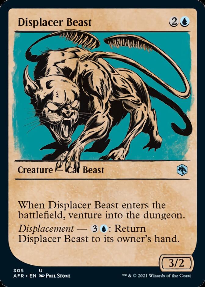 Displacer Beast (Showcase) [Dungeons & Dragons: Adventures in the Forgotten Realms] | Jomio and Rueliete's Cards and Comics