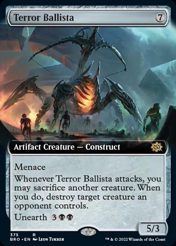 Terror Ballista (Extended Art) [The Brothers' War] | Jomio and Rueliete's Cards and Comics