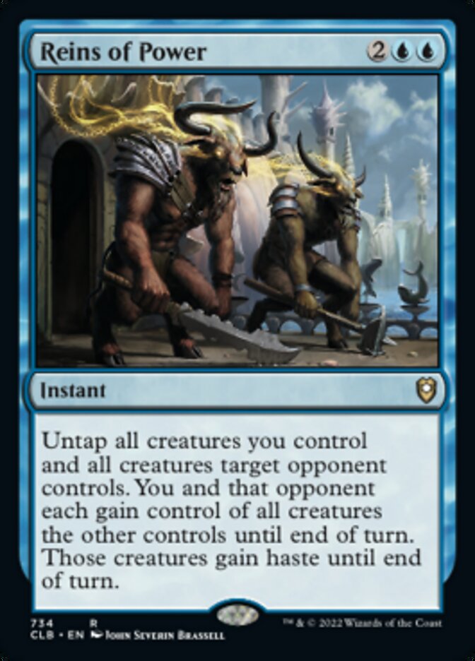 Reins of Power [Commander Legends: Battle for Baldur's Gate] | Jomio and Rueliete's Cards and Comics