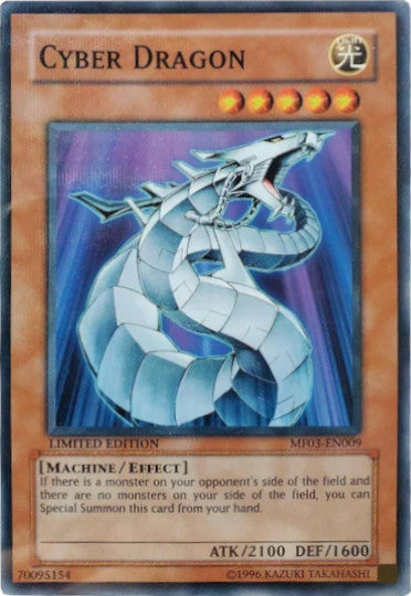 Cyber Dragon [MF03-EN010] Parallel Rare | Jomio and Rueliete's Cards and Comics