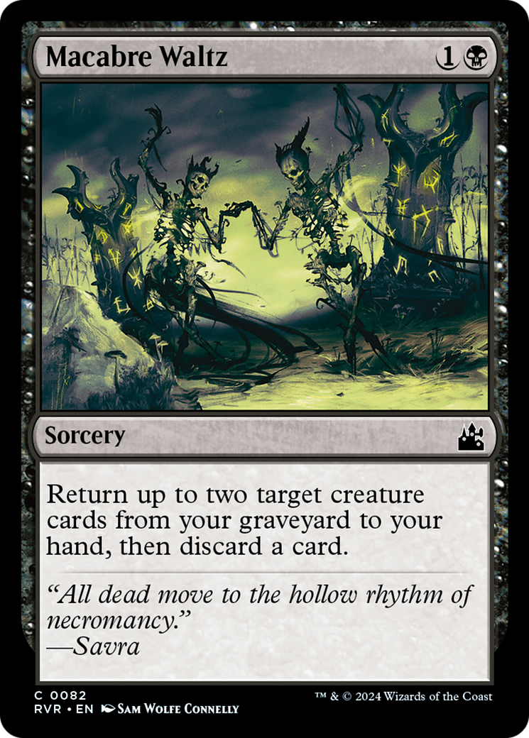 Macabre Waltz [Ravnica Remastered] | Jomio and Rueliete's Cards and Comics