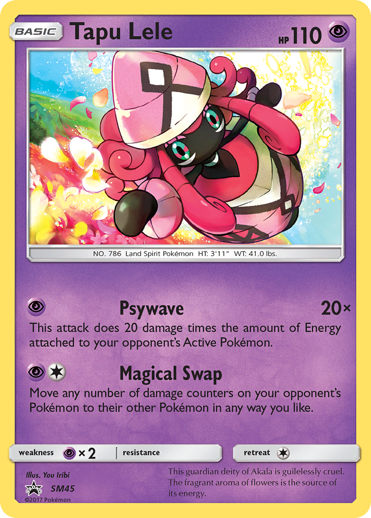 Tapu Lele (SM45) [Sun & Moon: Black Star Promos] | Jomio and Rueliete's Cards and Comics
