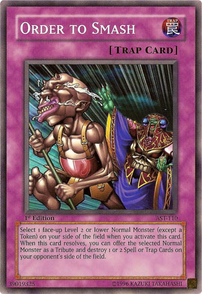 Order to Smash [AST-110] Common | Jomio and Rueliete's Cards and Comics