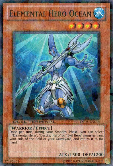 Elemental Hero Ocean [DT05-EN014] Common | Jomio and Rueliete's Cards and Comics