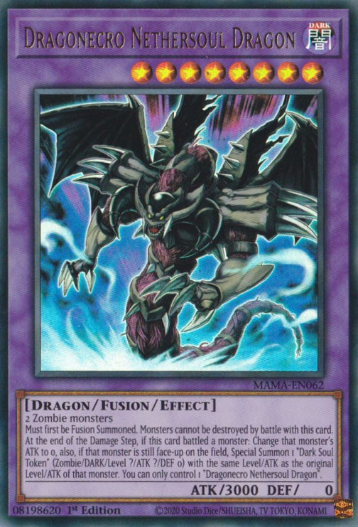 Dragonecro Nethersoul Dragon [MAMA-EN062] Ultra Rare | Jomio and Rueliete's Cards and Comics