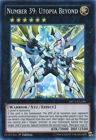 Number 39: Utopia Beyond [MP15-EN188] Super Rare | Jomio and Rueliete's Cards and Comics