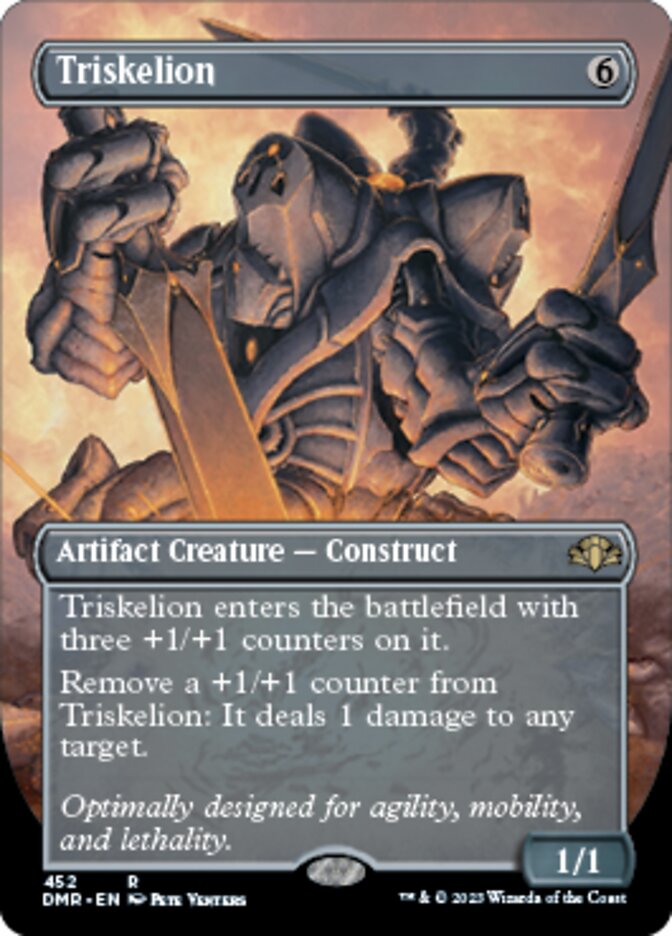 Triskelion (Borderless Alternate Art) [Dominaria Remastered] | Jomio and Rueliete's Cards and Comics